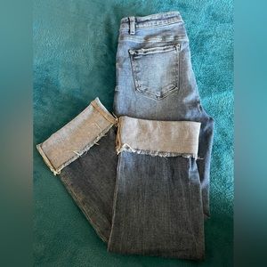 Risen Cropped Jeans